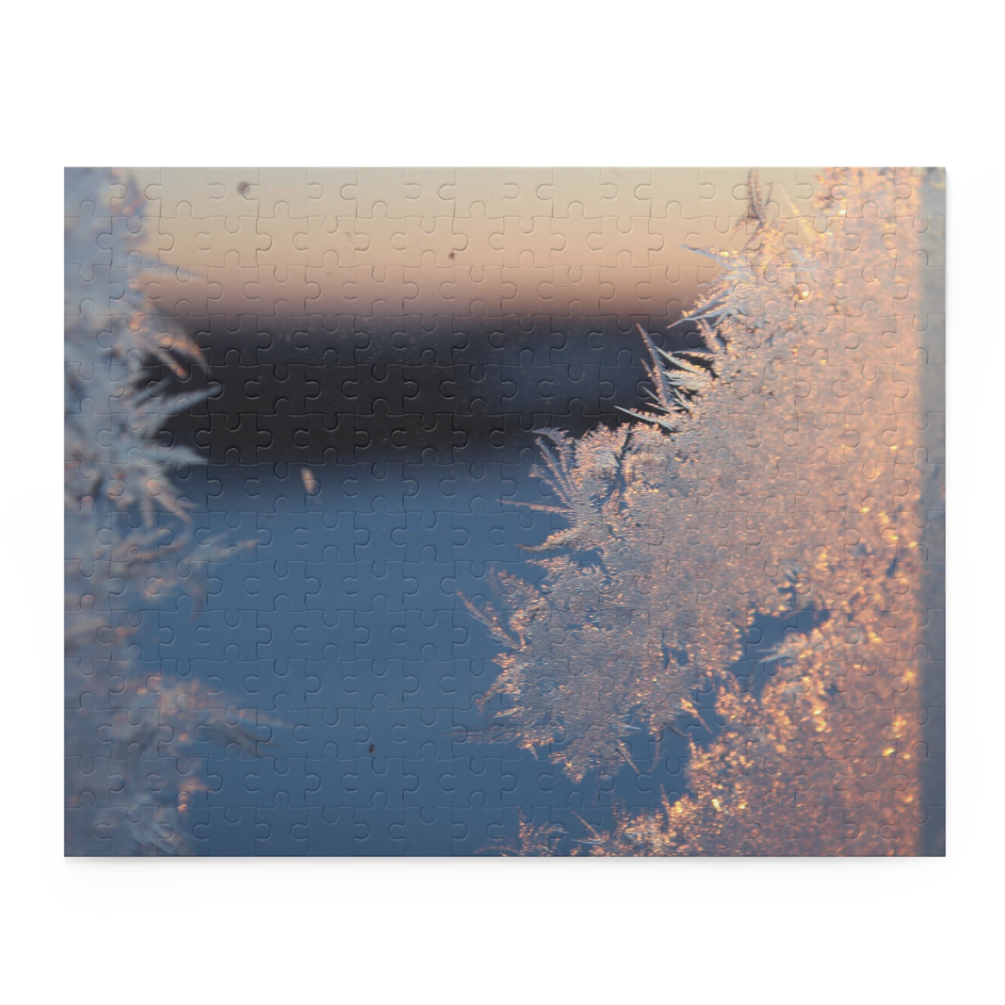 Winter Frost Macro Puzzle — Scenic Snowflake Photo Jigsaw (120/252/500 pcs) - Image 5