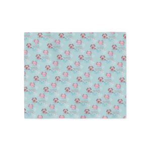 Built Different Axolotl Pattern Sweatshirt Blanket | Mental Disability Awareness