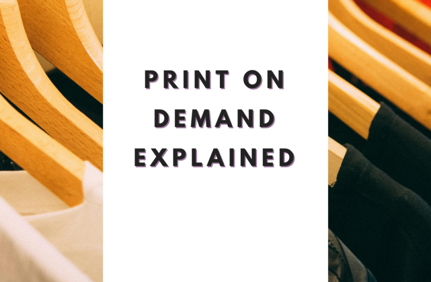 Print on Demand Explained for Newbies
