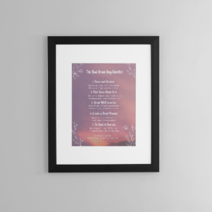 Bad Brain Day Anxiety Affirmation Wall Art Printable