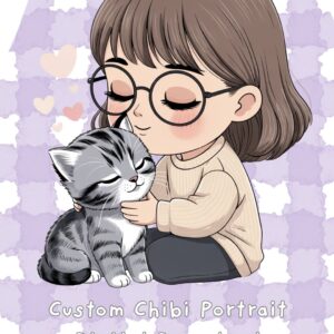 Custom Chibi Digital Portrait