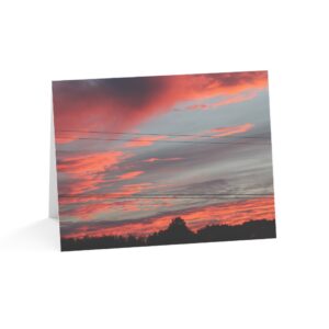 Cotton Candy Sky Greeting Cards (1, 10, 30, and 50pcs)