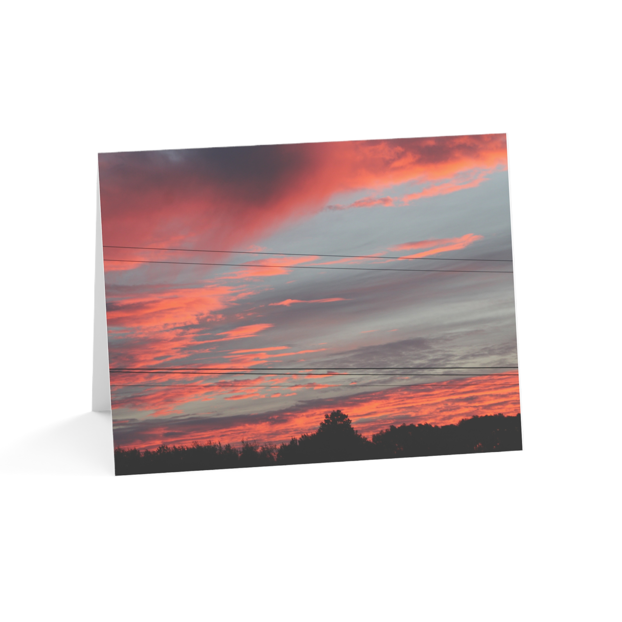 Cotton Candy Sky Greeting Cards (1, 10, 30, and 50pcs) - Image 25