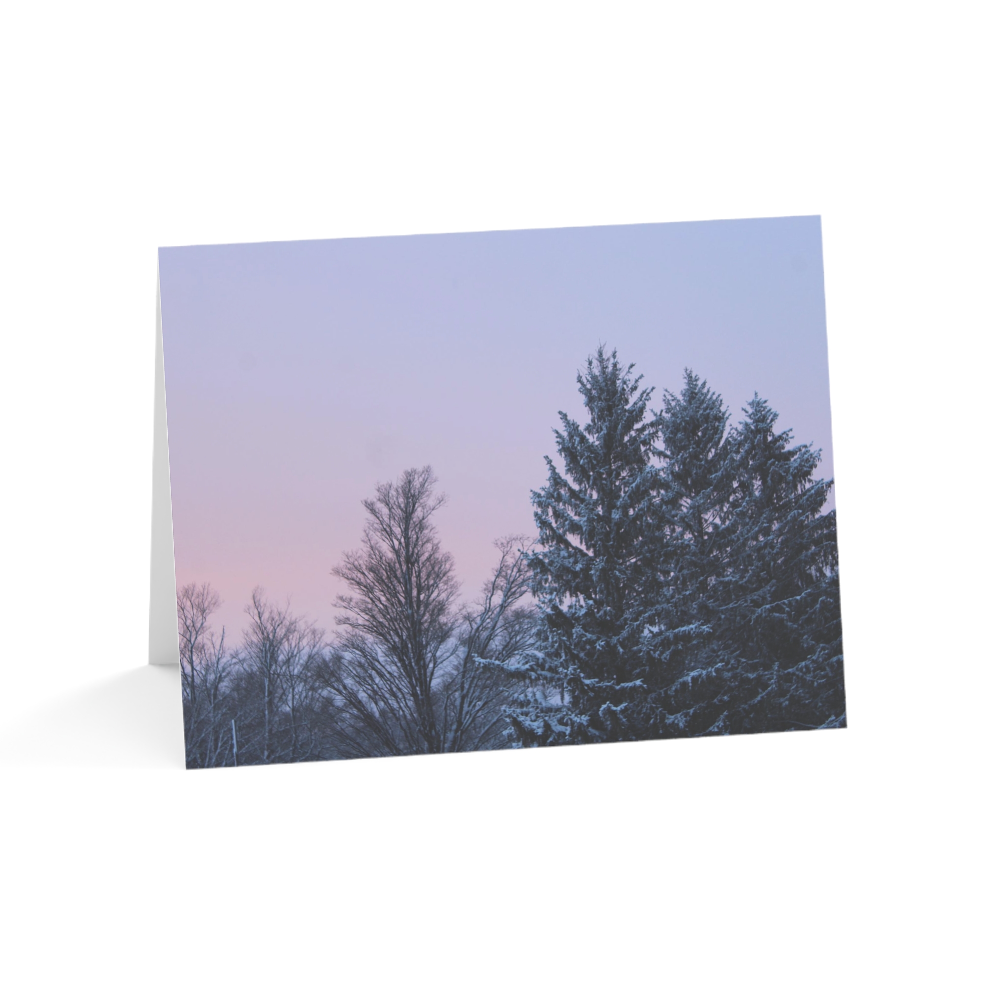 Winter Sunset Greeting Cards (1, 10, 30, and 50pcs) - Image 49