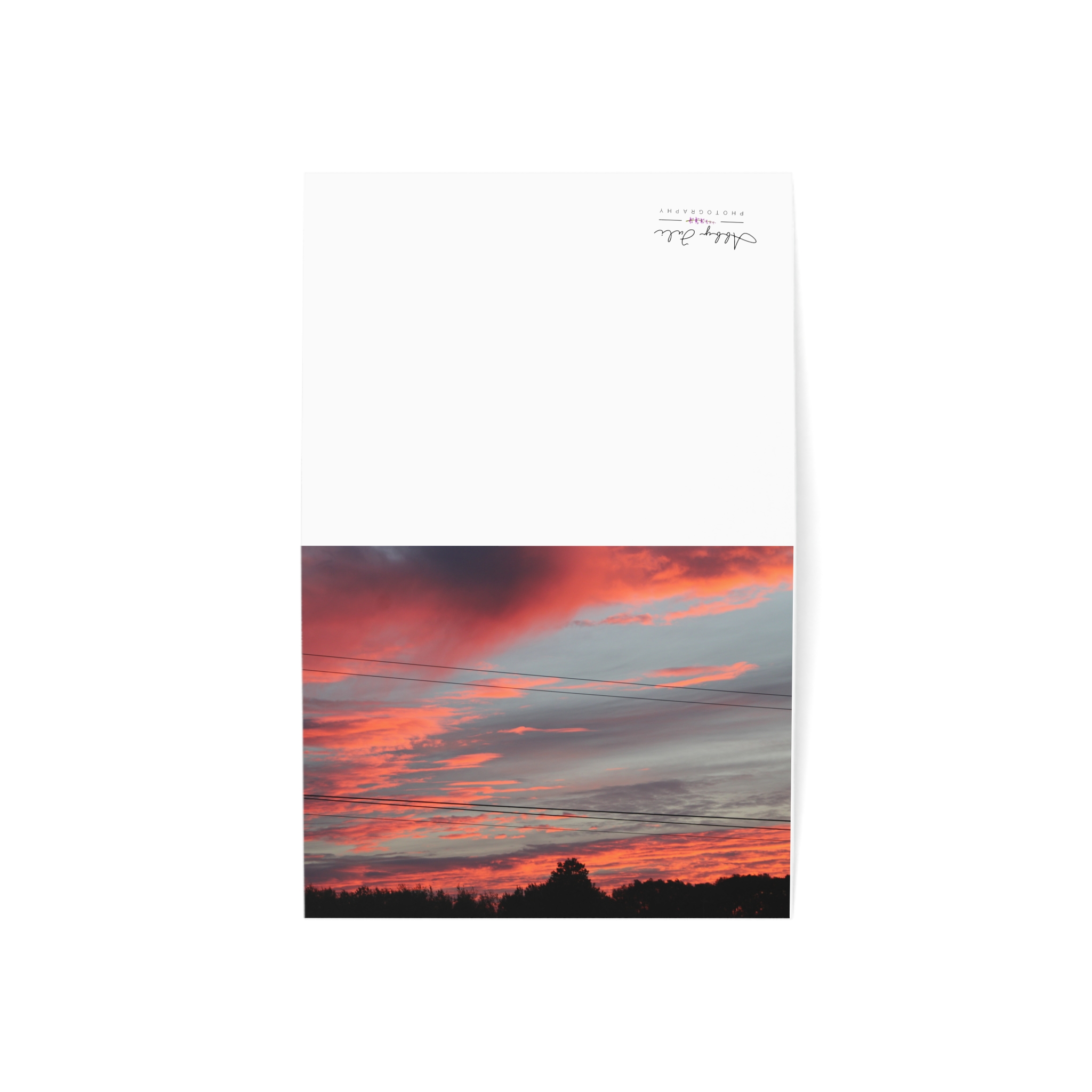 Cotton Candy Sky Greeting Cards (1, 10, 30, and 50pcs) - Image 7