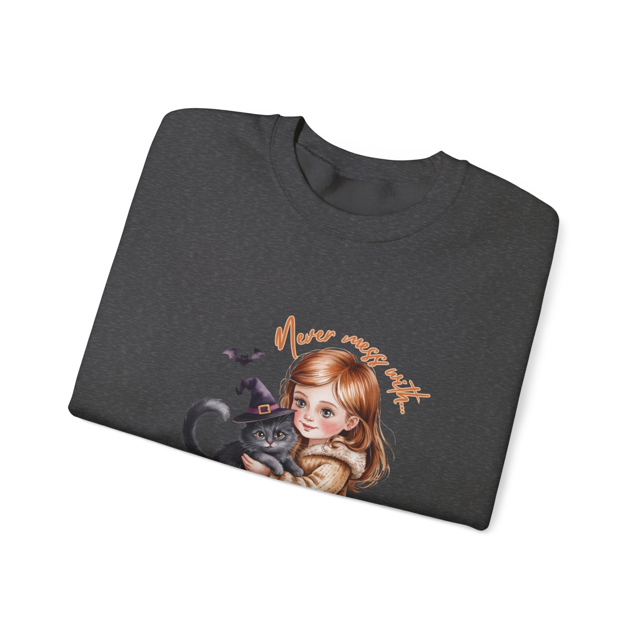 Cozy Halloween Sweatshirt, Cute Fall Crewneck, Cat Lover Gift, Autumn Apparel, Pumpkin Sweatshirt - Image 15