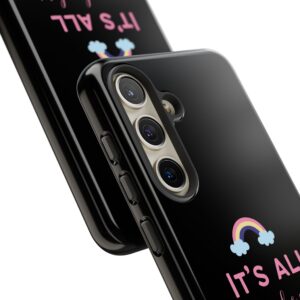 "It's All Gonna Be Okay" Rainbow Minimalist  Protective Phone Case
