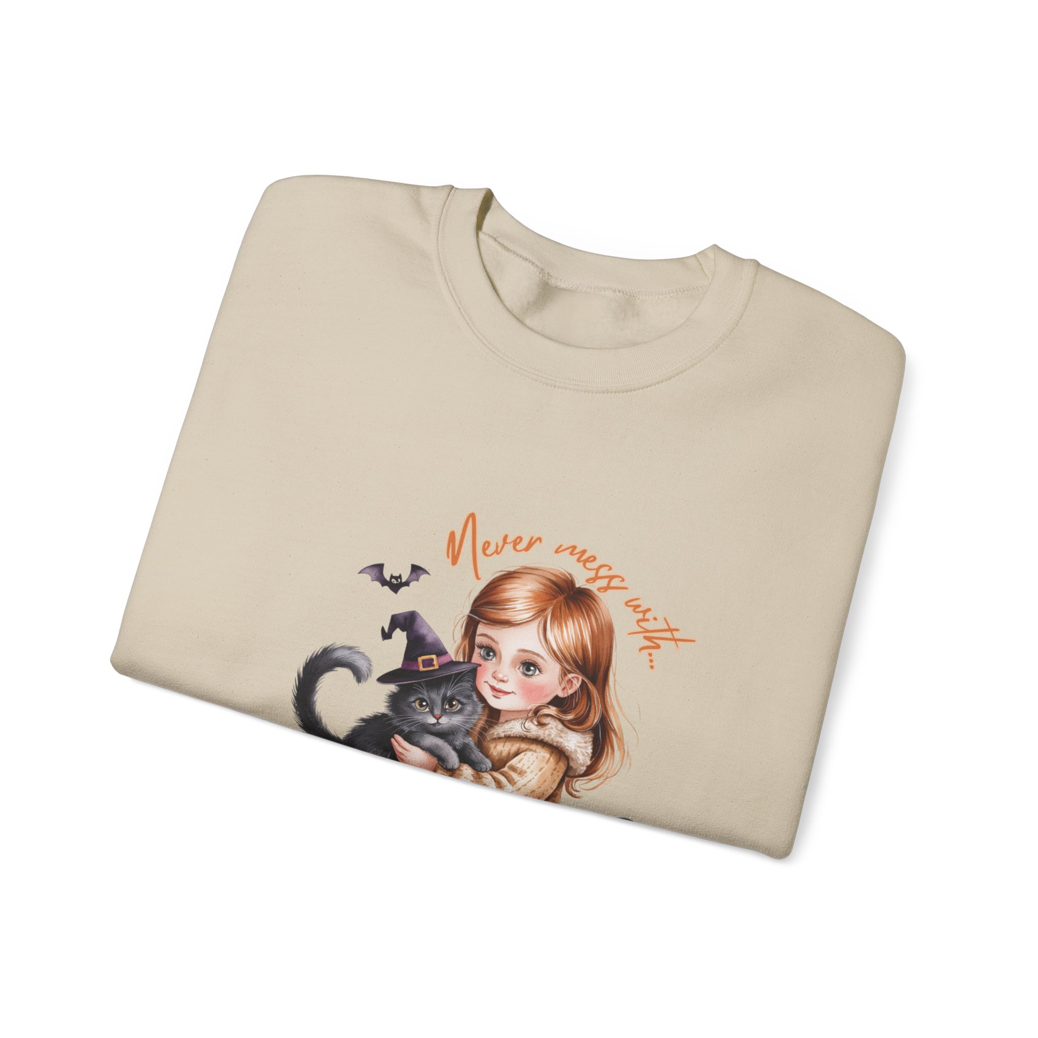 Cozy Halloween Sweatshirt, Cute Fall Crewneck, Cat Lover Gift, Autumn Apparel, Pumpkin Sweatshirt - Image 3