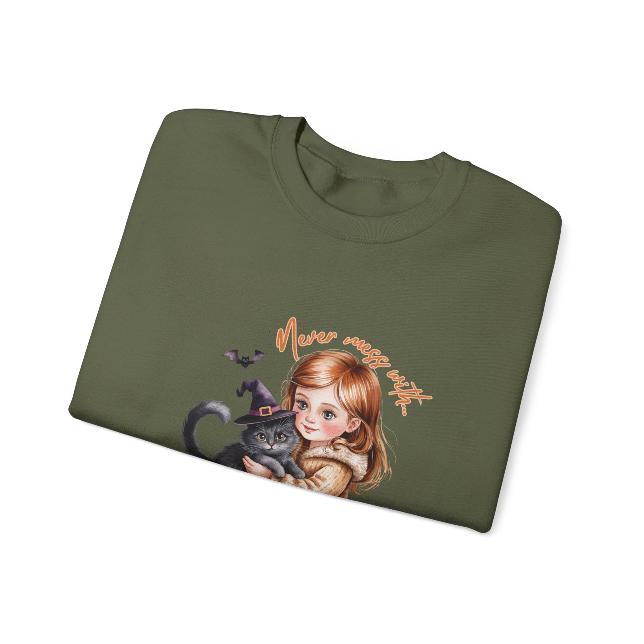 Cozy Halloween Sweatshirt, Cute Fall Crewneck, Cat Lover Gift, Autumn Apparel, Pumpkin Sweatshirt - Image 11