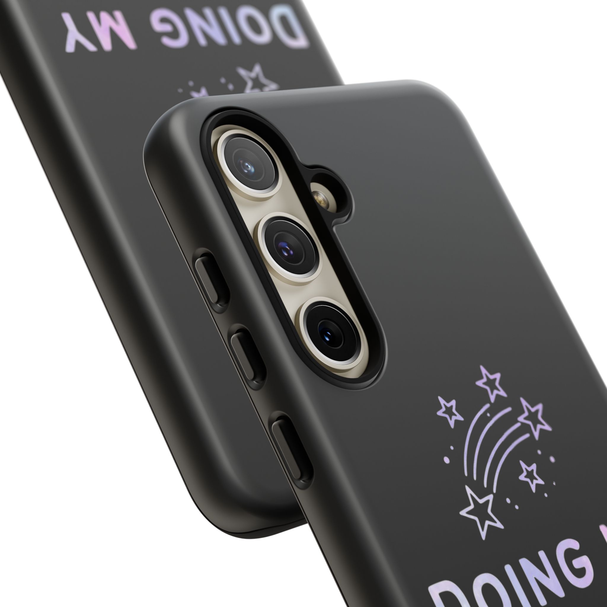 "Doing My Best-ish" Pastel Stars Protective Phone Cover Cover - Image 3