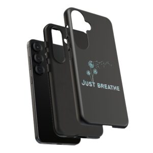 Just Breathe Minimalist Reminder Tough Phone Case