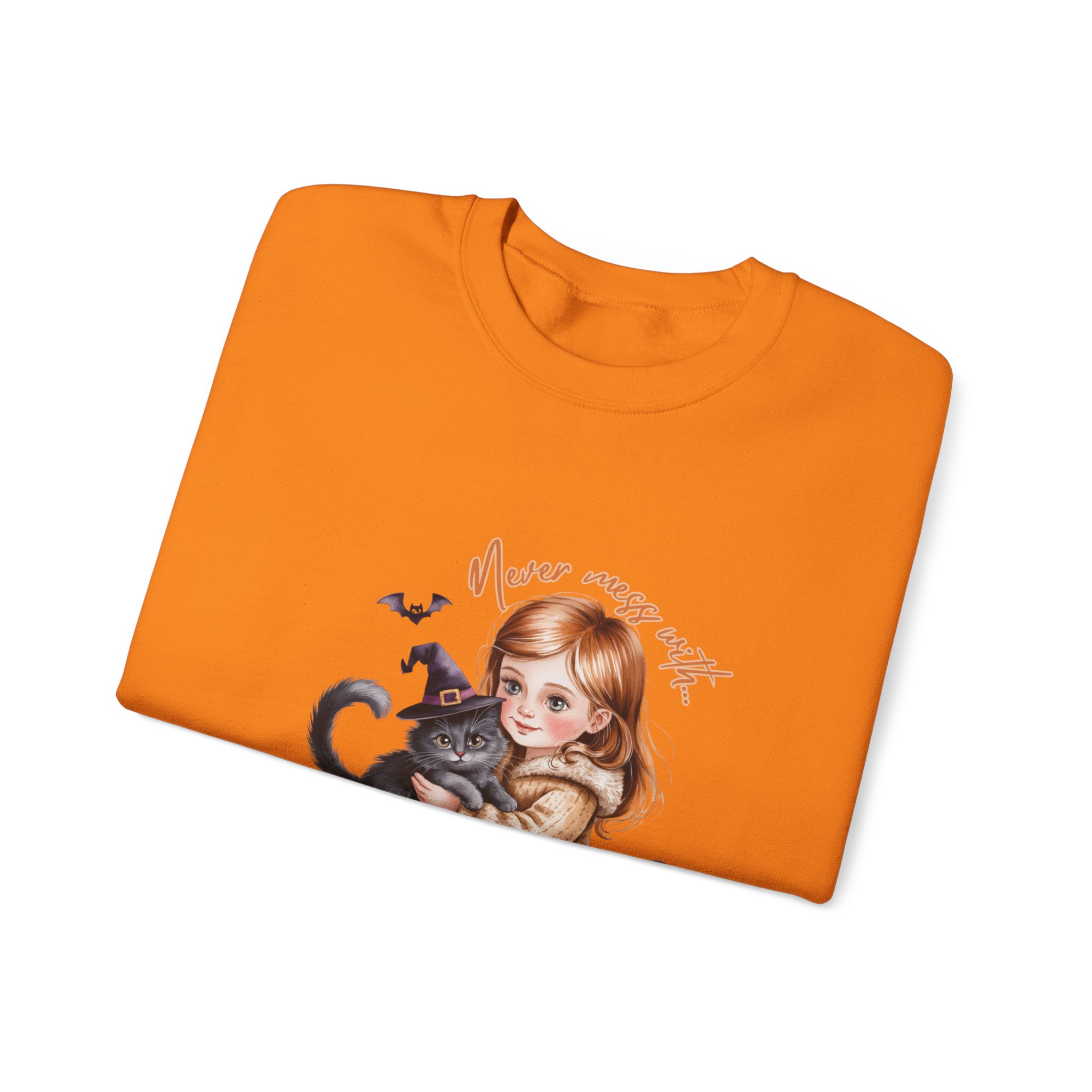 Cozy Halloween Sweatshirt, Cute Fall Crewneck, Cat Lover Gift, Autumn Apparel, Pumpkin Sweatshirt - Image 7
